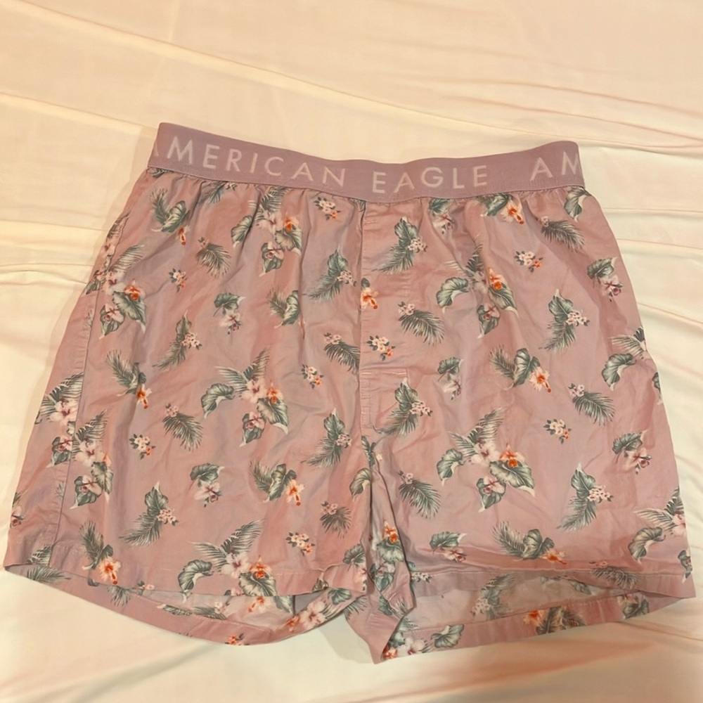 American Eagle Outfitters Lavender Floral Print Boxers